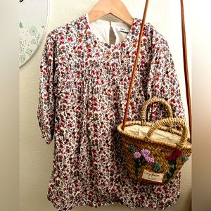 Zara floral dress 3/4